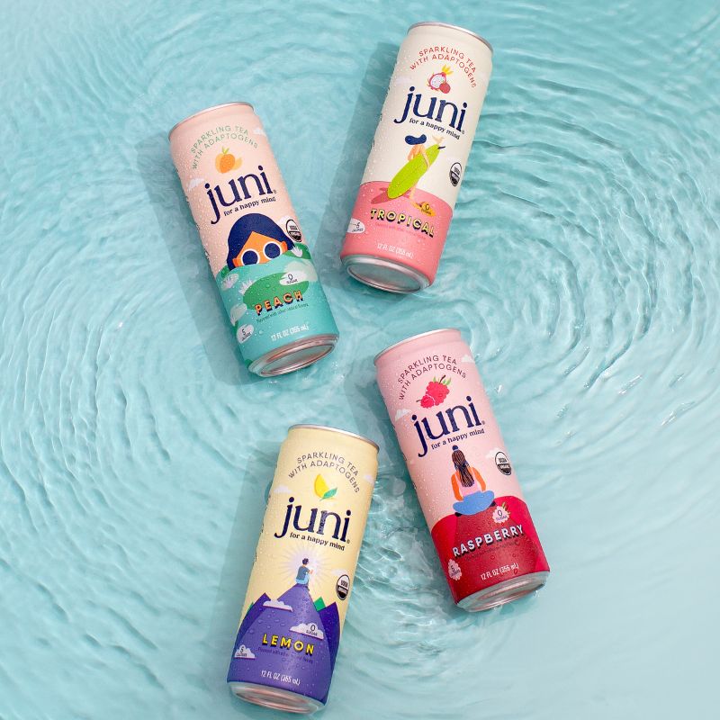 Juni Sparkling Adaptogenic Tea -Variety Pack – Drink Juni