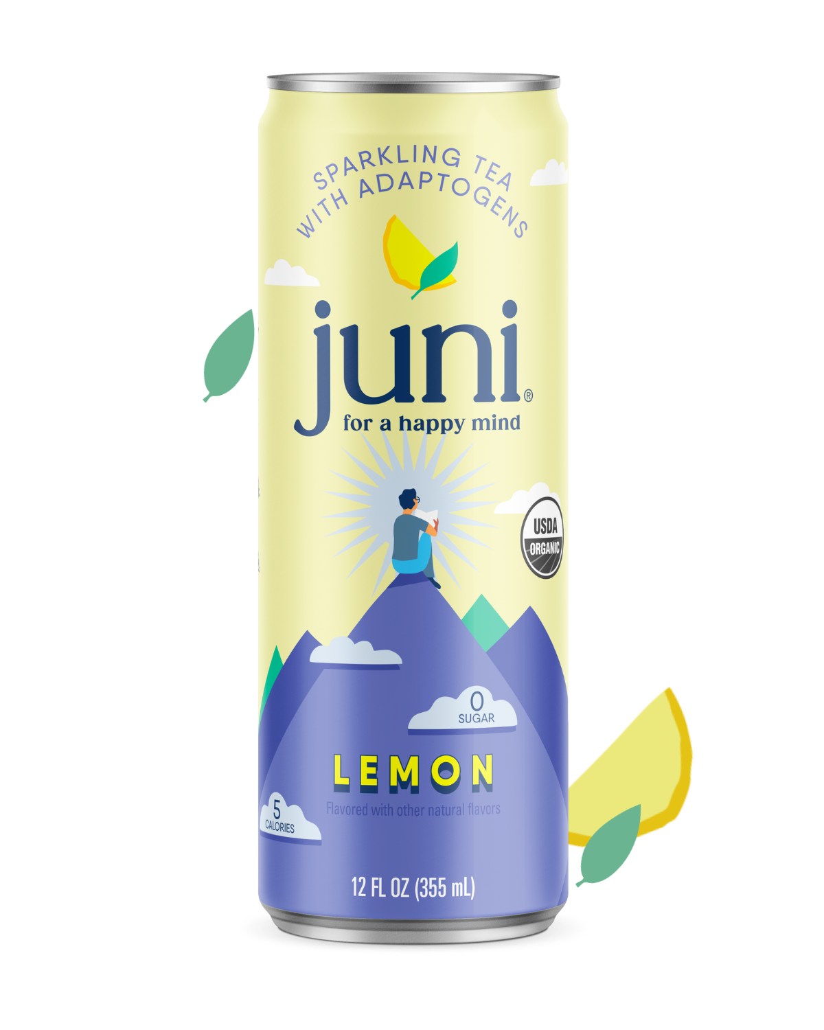 Juni Sparkling Tea with Adaptogens | Lemon Flavor | 12-Pack – Drink Juni