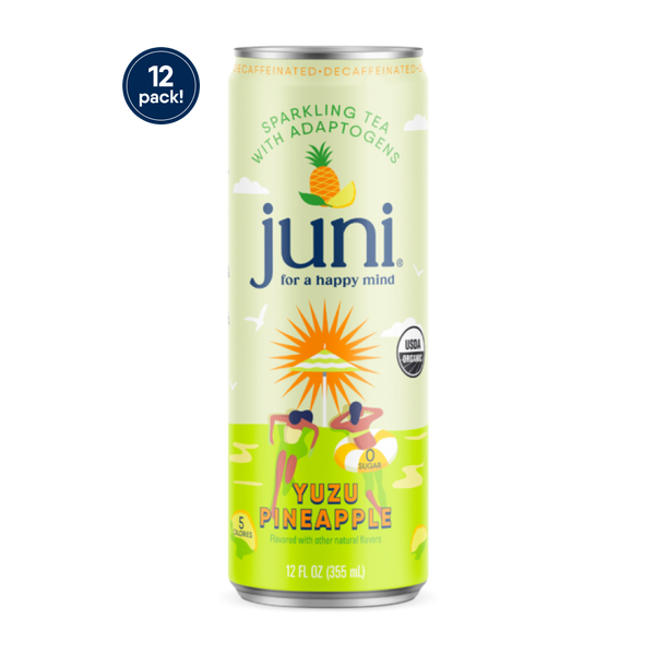 Juni Sparkling Adaptogen Drinks | Yuzu Pineapple | 12-Pack – Drink