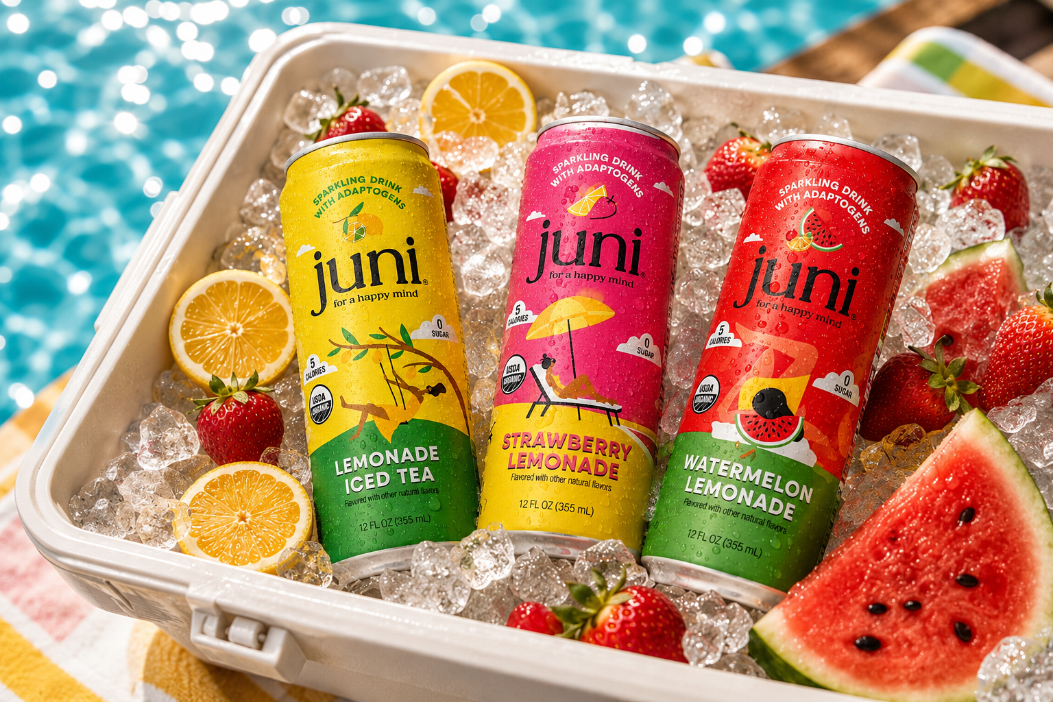 Juni cans on ice